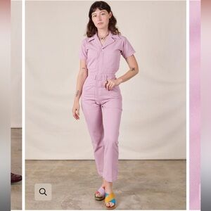 NWOT  Big Bud Press Short sleeve jumpsuit in Lilac. Medium